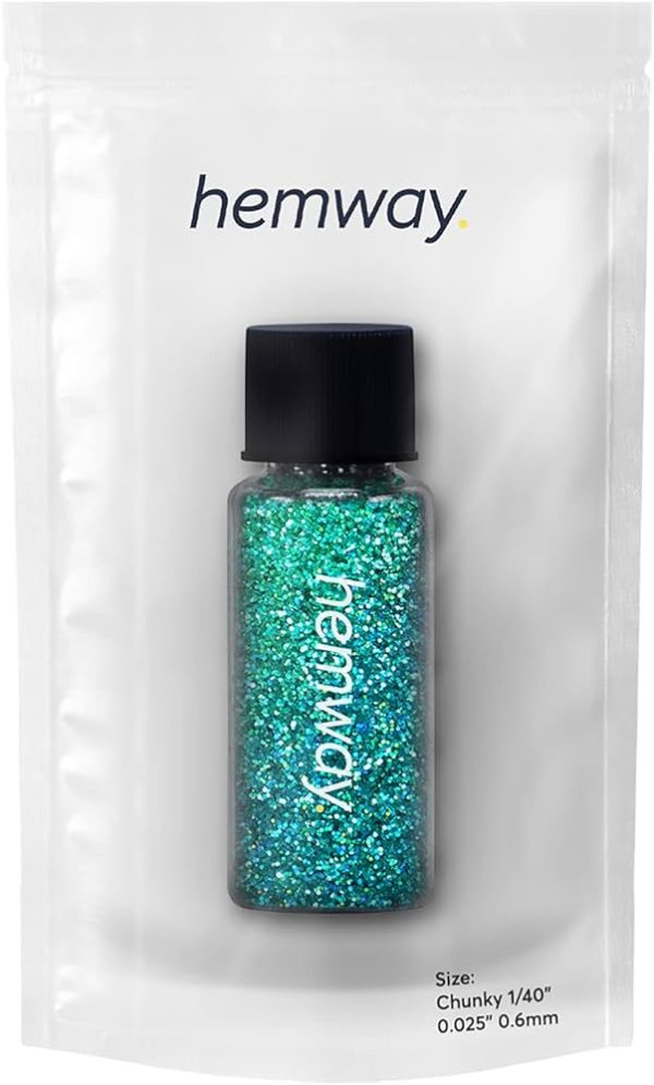 Hemway Glitter Tube 12.8g / 0.45oz Extra Chunky 1/40" 0.025" 0.6MM