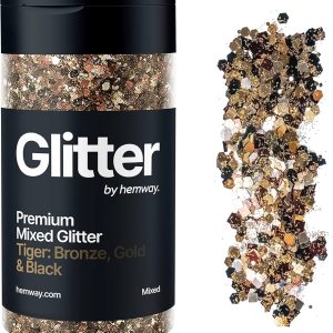Hemway Gold Silver Heirloom Disc Mix Glitter Chunky Multi Purpose