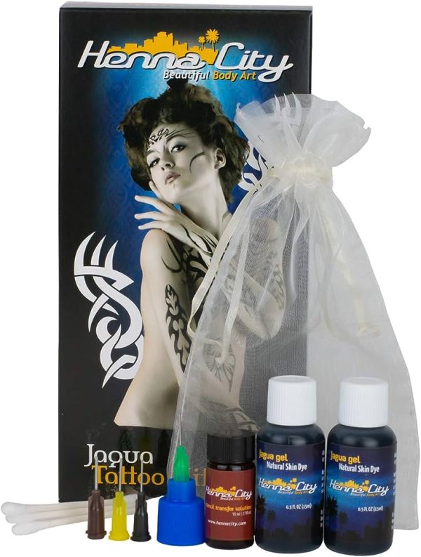 Henna City Premium Jagua Gel - 2 Ounces for Temporary Tattoos