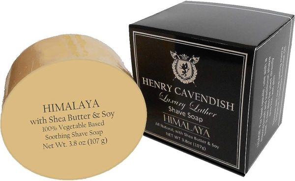 Henry Cavendish Himalaya Shaving Soap with Shea Butter and Coconut Oil