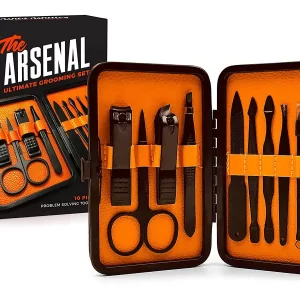 High End Grooming Manicure kit for Men and Women - The Arsenal 10pc