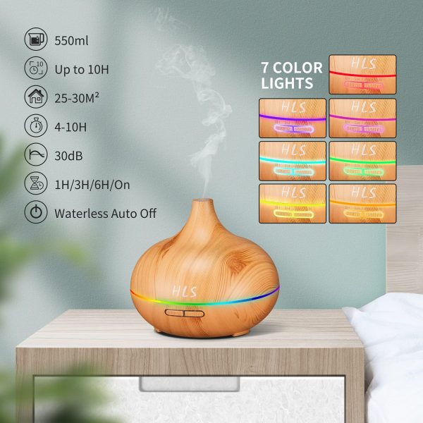 HLS 550ML Aromatherapy Diffuser Set