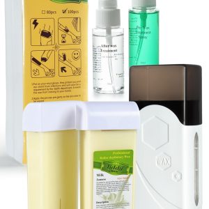 Home Depilatory Roll on Waxing Kit for Women and Men