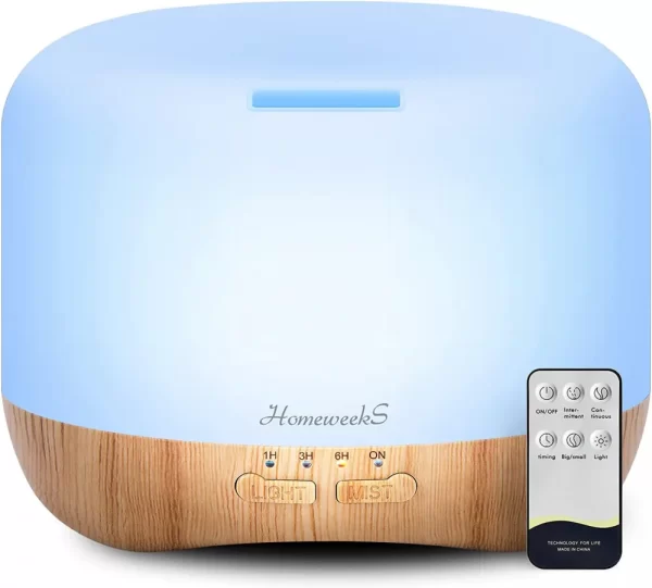 Homeweeks 300ml Essential Oil Diffuser