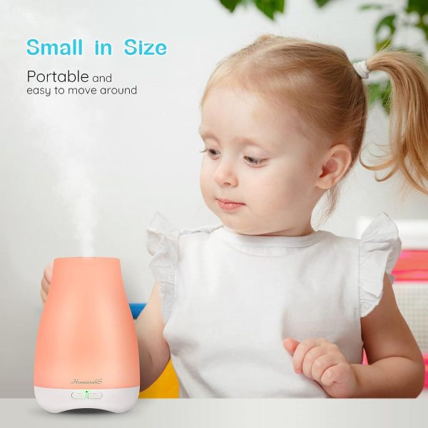 Homeweeks Diffusers, 100ml Colorful Essential Oil Diffuser