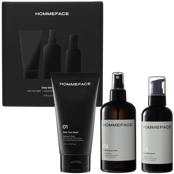 HOMMEFACE Daily Trio Skin Care Set for Men