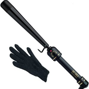Hot Tools Professional 1 Inch Black Gold Curling Iron/Wand Model