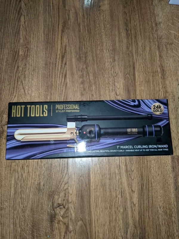 HOT TOOLS Professional 24K Gold Marcel Iron/Wand for Long Lasting Results