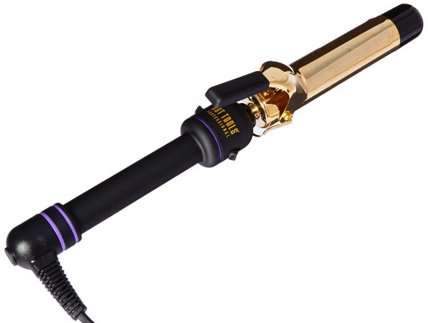 Hot Tools Professional 3/4-1 1/4 Inch 24K Gold Tapered Curling Iron