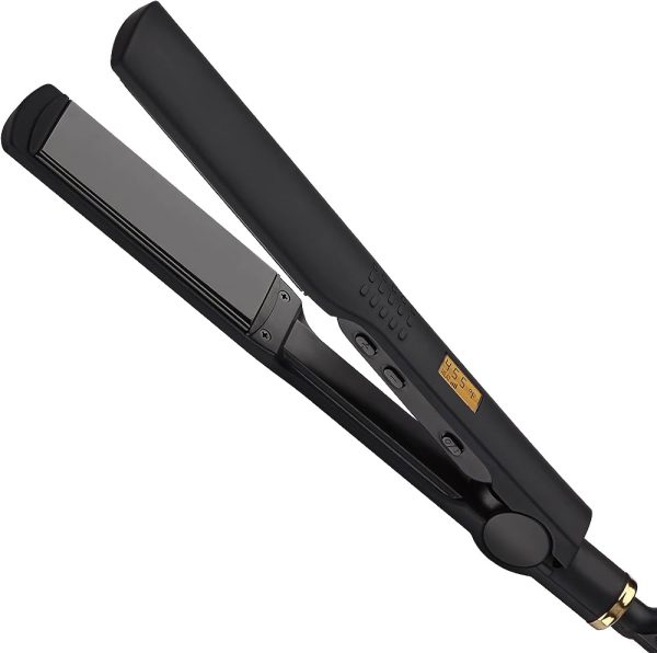 HOT TOOLS Professional Black Gold Digital Long Flat Iron