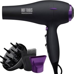 HOT TOOLS Professional Tourmaline Tools Turbo Ionic Hair Dryer