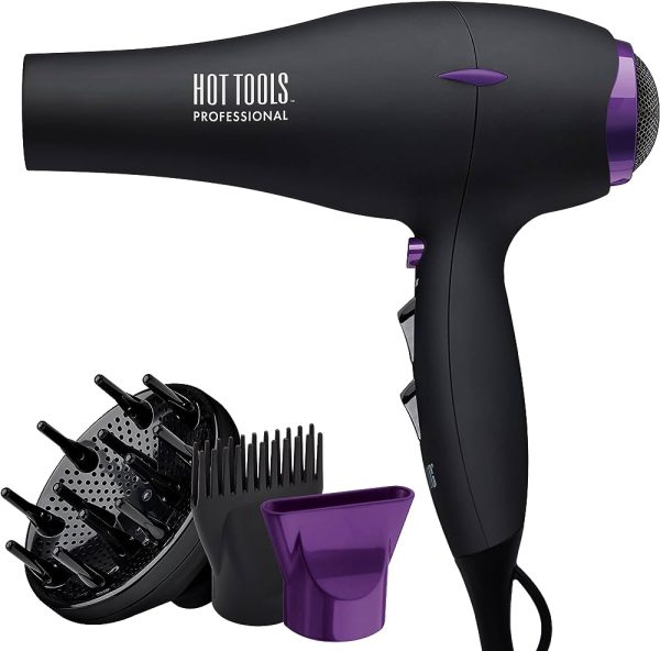 HOT TOOLS Professional Tourmaline Tools Turbo Ionic Hair Dryer