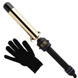 HOT TOOLS Signature Series Gold Flipperless Curling Iron + Wand