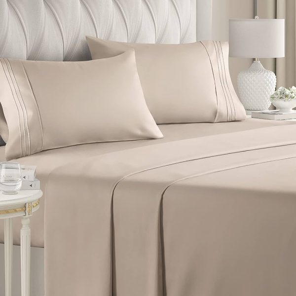 Hotel Luxury Bed Sheets - Extra Soft - Deep Pockets