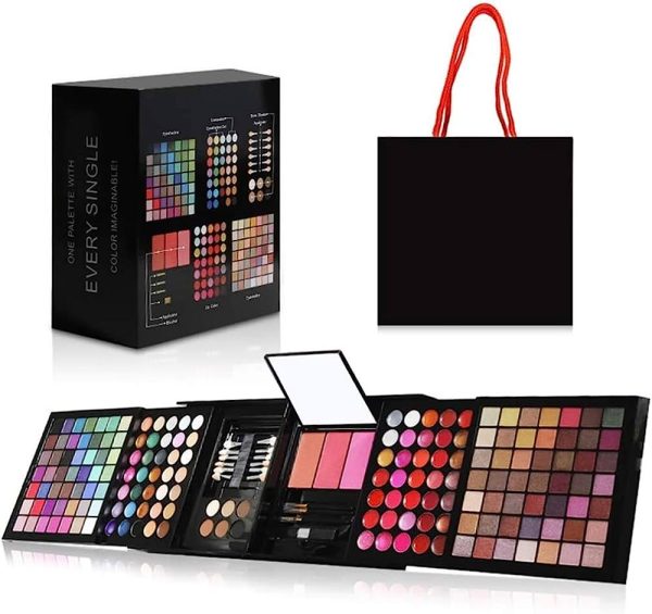 Hotrose Full 177 Color Eyeshadow Palette Blush Lip Gloss