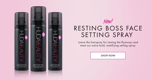 Huda Beauty Resting Boss Face Waterproof Setting Spray!