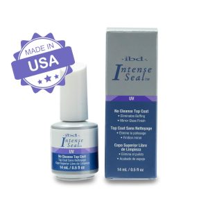IBD Intense Seal, No-cleanse UV Top Coat 0.5 oz, 2 Pack