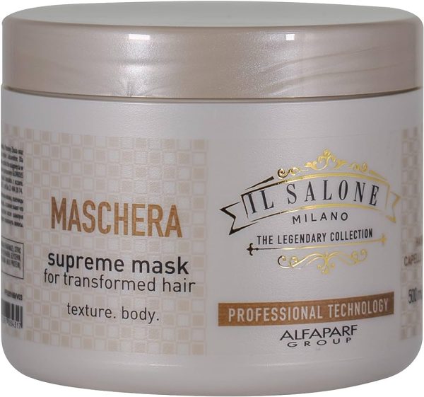 Milano Professional Supreme Mask for Dry to Damaged Hair - Nourishing Hair Treatment with Milk Protein