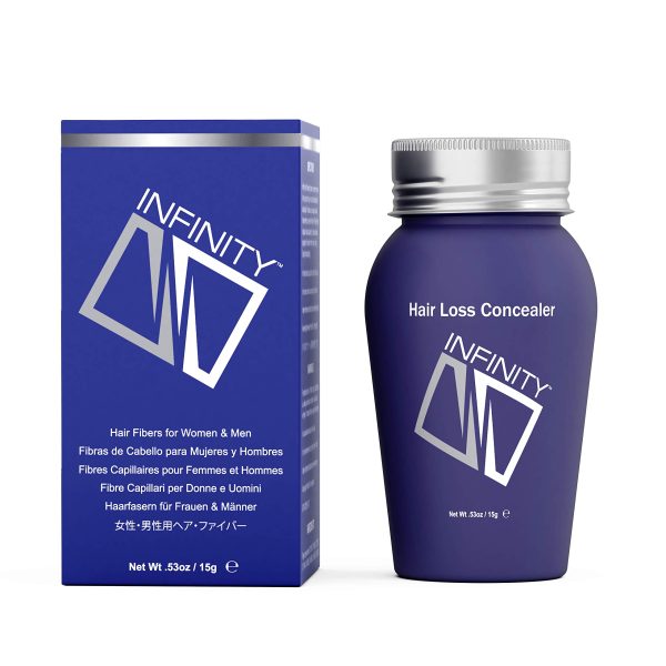 Infinity Hair Fiber - Hair Loss Concealer - Hair Thickening Fiber for Men & Women
