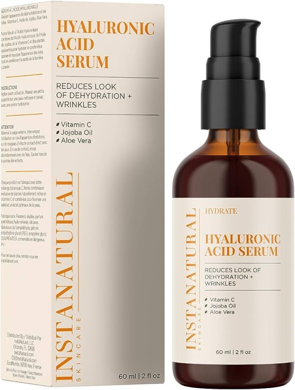 InstaNatural - Hyaluronic Acid Serum - With Vitamin C