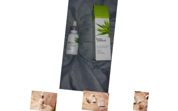 InstaNatural Vitamin C Anti Aging Skin Clearing Serum - Wrinkle, Cystic Acne