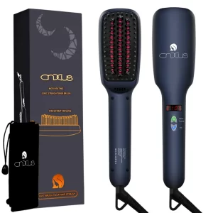 Ionic Hair Straightener Brush, CNXUS MCH Ceramic Heating