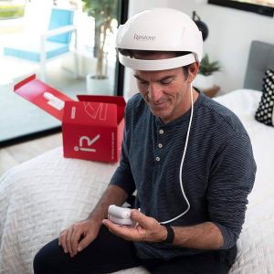 iRestore Essential Laser Hair Growth System + Rechargeable Battery Pack