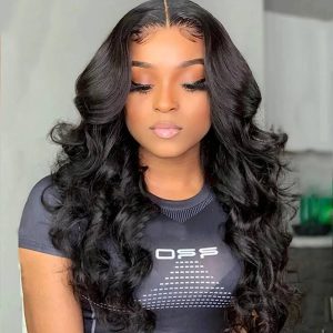 ISEE Hair Young 150% Density Brazilian Body Wave Lace Front Wig Glueless