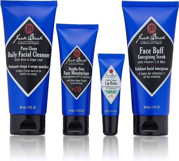 Jack Black - Skin Saviors Set - Pure Clean Daily Facial Cleanser