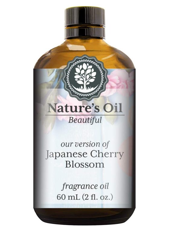 Japanese Cherry Blossom Fragrance Oil (60ml) For Perfume, Diffusers