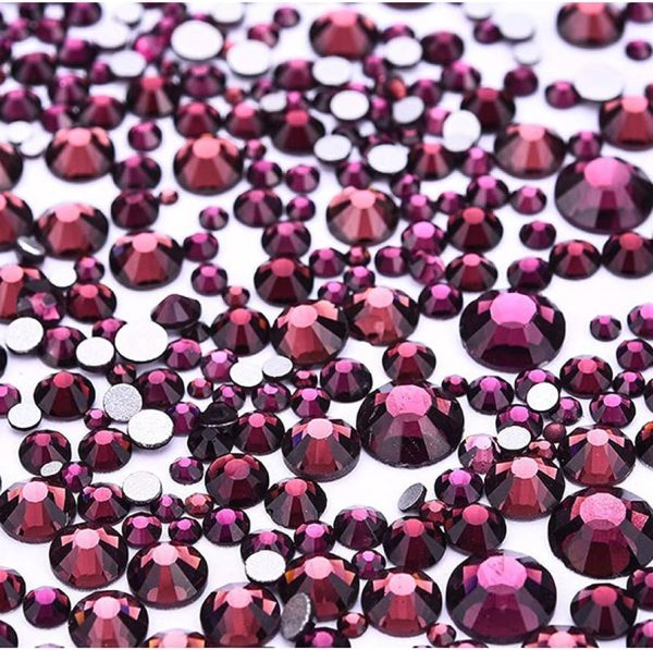 Jollin Flatback Rhinestones Glass Charms Diamantes Gems Stones for Nail