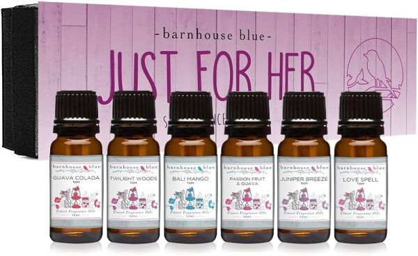 Just for Her Gift Set of 6 Premium Fragrance Oils