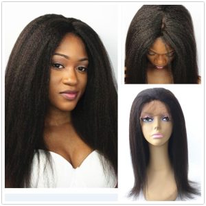 JYL Hair Italian Yaki 360 Lace Frontal Wig Pre Plucked Hairline Bleached Knots