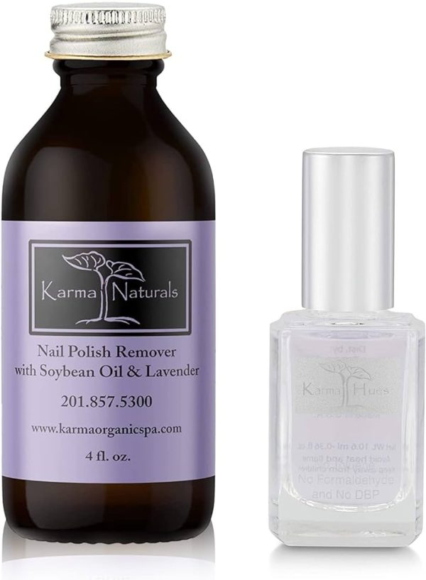 Karma Organic Beauty Natural Soybean Lavender Nail Polish Remover