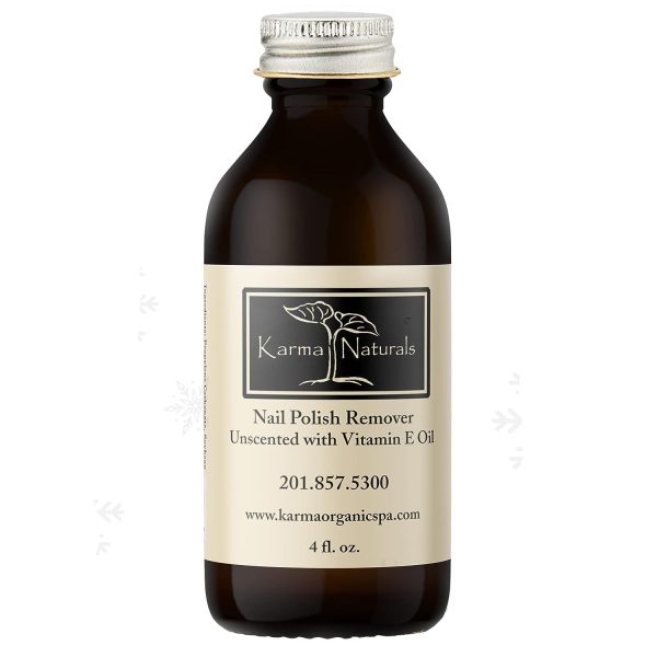 Karma Organic Natural Nail Polish Remover Unscented - Non Toxic