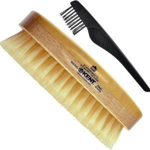 Kent Finest Men's Military Style Dual Timber Hair Brush