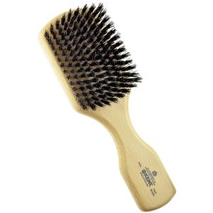 Kent OG2 Rectangular Men Club Beech Wood Natural Black Bristle