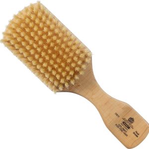 Kent OS11 Dual Timber Rectangular Club Hair Brush. Beautiful Satin