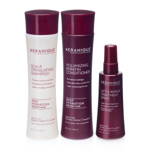 Keranique 60 Day Lift & Repair Kit | Shampoo, Conditioner, and Lift & Repair