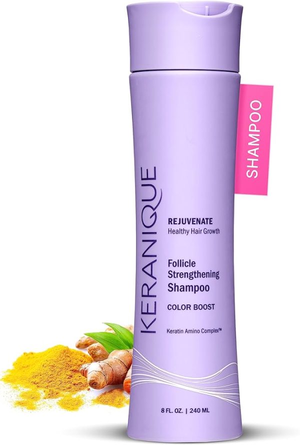 Keranique Color Boost Scalp Revitalizing Keratin Shampoo for Color Treated Hair