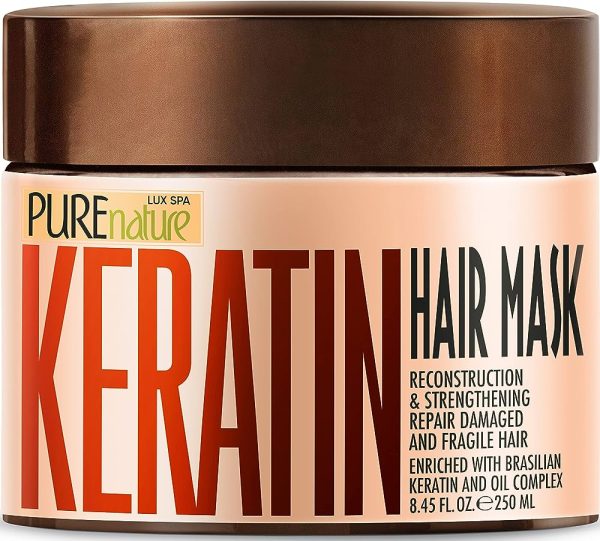 Keratin Hair Mask – Intensive Restoration Treatment for Dry or Damaged Hair
