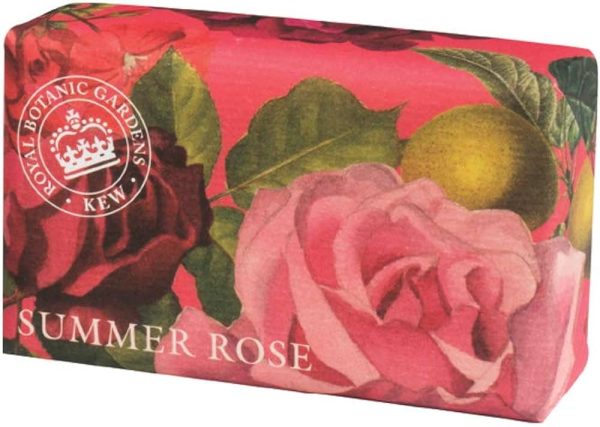 Kew Gardens Vintage Prints Wrapped Soap - Luxury Fragrance Bath Soap