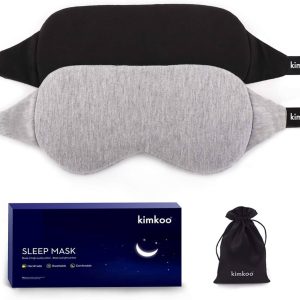 Kimkoo Cotton Sleep Mask-Sleeping Mask Blocking Out Light Perfectly
