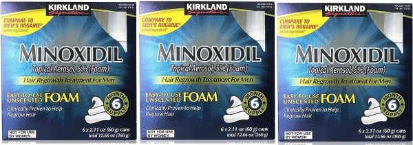 Kirkland Signature Minoxidil Foam for Men