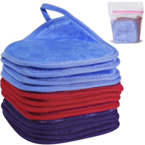 KODAMO | Reusable Makeup Remover Cloth 6 x 6 in 12 Pack - Microfiber Washable
