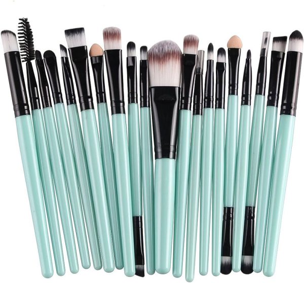 KOLIGHT Set of 20pcs Cosmetic Makeup Brushes Set Powder Foundation