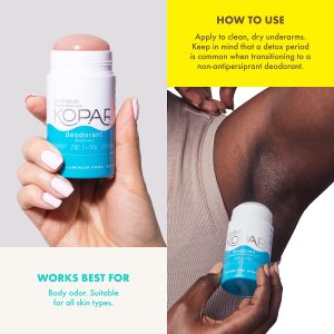 Kopari Aluminum-Free Deodorant Fragrance Free for Sensitive Skin
