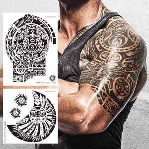 Large Totem Temporary Tattoos - Unleash Your Inner Warrior