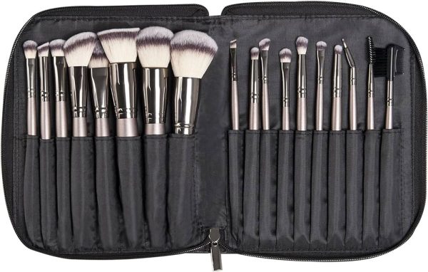 KRAUMETIK 18 pcs Kabuki Makeup Brushes Set