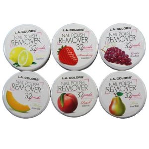 L.A. Colors Nail Polish Remover Pads 6 Fruit Scents